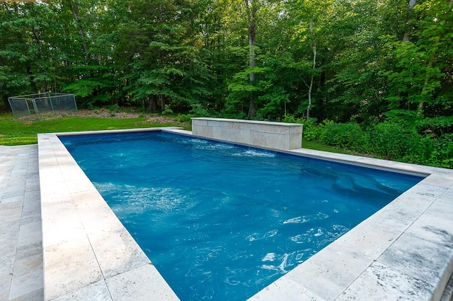 205 Nature Ridge Rd, Tullahoma, TN 37388 - outdoor pool with a wooded view