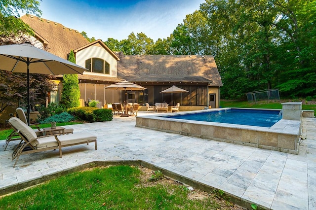 205 Nature Ridge Rd, Tullahoma, TN 37388 - outdoor pool featuring a patio area