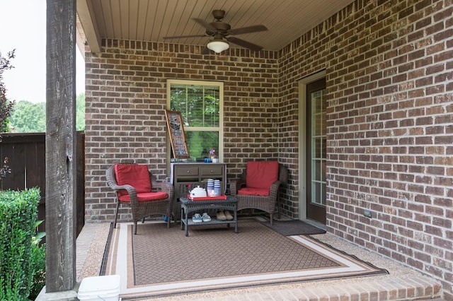 31 Harbor Pt, Lebanon, TN 37087 - view of patio featuring ceiling fan