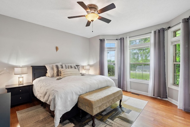 1908 Pointe Barton Dr, Lebanon, TN 37087 - bedroom featuring light wood-style flooring and ceiling fan