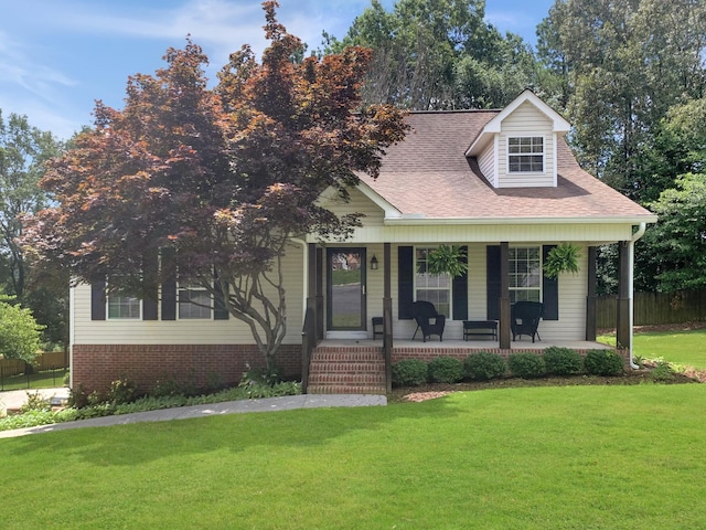 228 Vineyard Dr, Tunnel Hill, GA 30755 - view of front of property featuring covered porch and a shingled roof