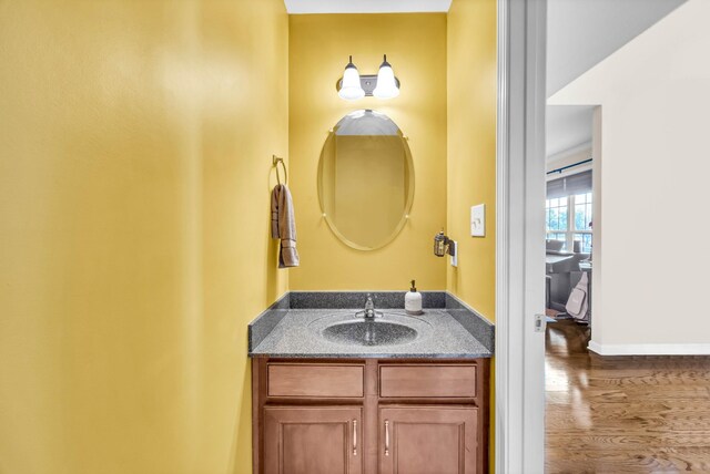 3299 Twelve Oaks Blvd, Clarksville, TN 37042 - bathroom featuring wood finished floors and vanity