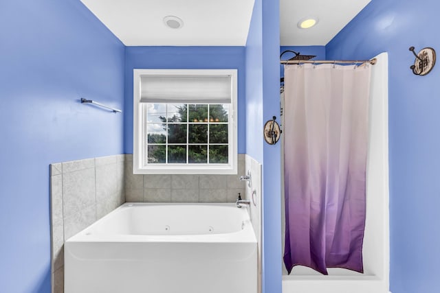 3299 Twelve Oaks Blvd, Clarksville, TN 37042 - bathroom with a bath and a shower with curtain