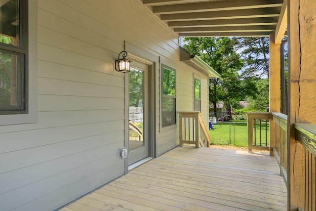 414 Ault Rd, Signal Mountain, TN 37377 - view of deck