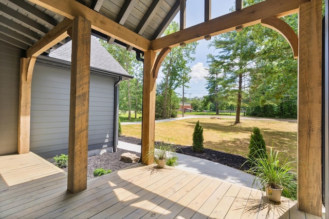 414 Ault Rd, Signal Mountain, TN 37377 - deck with a yard