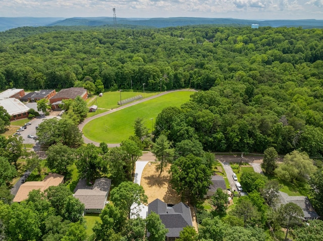 414 Ault Rd, Signal Mountain, TN 37377 - aerial view of residential area with a forest