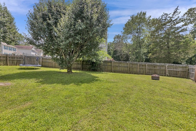 5601 Murphywood Xing, Antioch, TN 37013 - fenced backyard featuring a trampoline