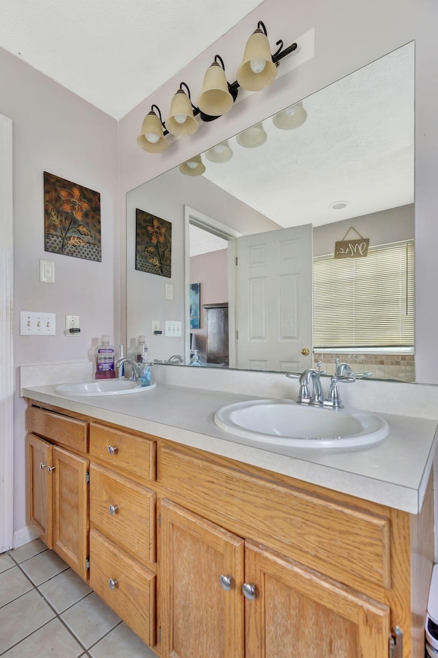 5601 Murphywood Xing, Antioch, TN 37013 - full bath with double vanity, tile patterned flooring, and ensuite bathroom