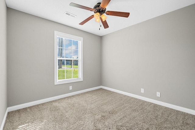 141 Bob White Trl, Oak Grove, KY 42262 - carpeted spare room with baseboards and a ceiling fan