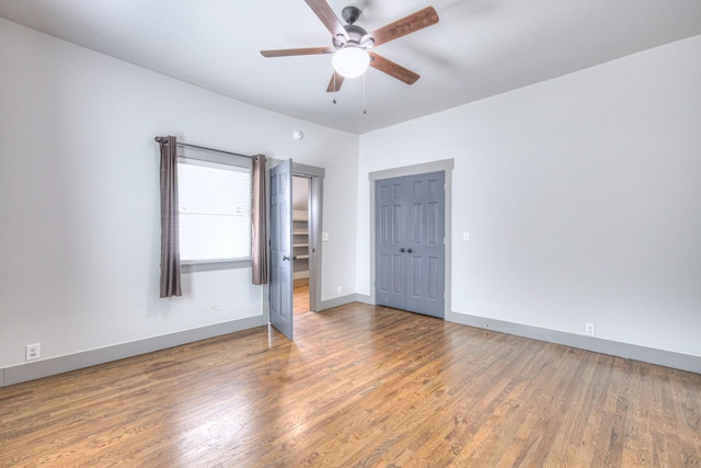 1205 Dr Db Todd Jr Blvd, Nashville, TN 37208 - empty room with ceiling fan and wood finished floors