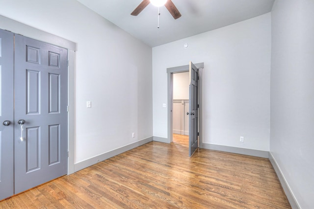1205 Dr Db Todd Jr Blvd, Nashville, TN 37208 - unfurnished bedroom featuring light wood-type flooring and ceiling fan