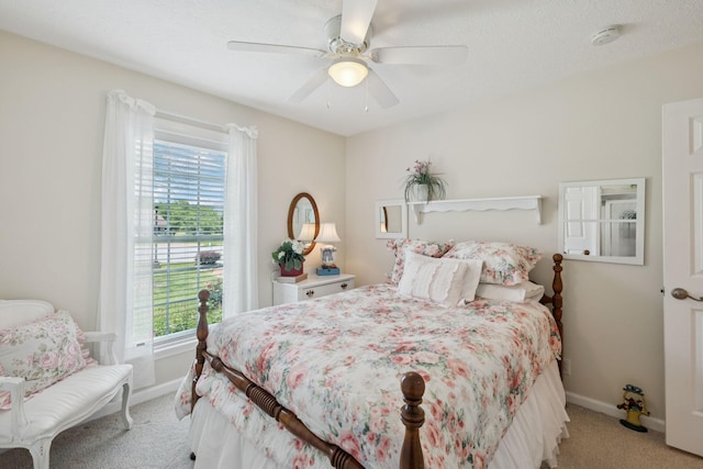 227 Riverbend Dr, Franklin, TN 37064 - bedroom with light carpet and ceiling fan