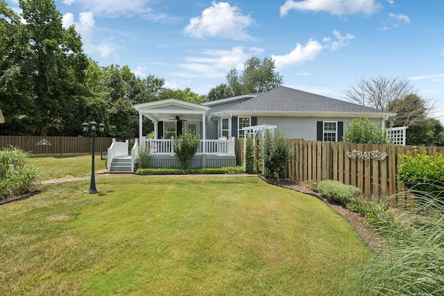 227 Riverbend Dr, Franklin, TN 37064 - back of house with a ceiling fan and a wooden deck