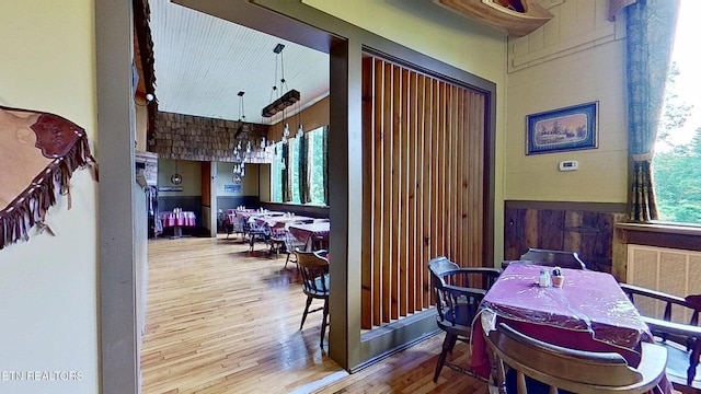 329 Wheeler Ln, Jamestown, TN 38556 - dining area featuring wood finished floors