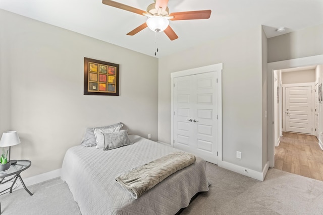 1446 Millstone Creek Rd, Lascassas, TN 37085 - bedroom featuring carpet floors and a ceiling fan