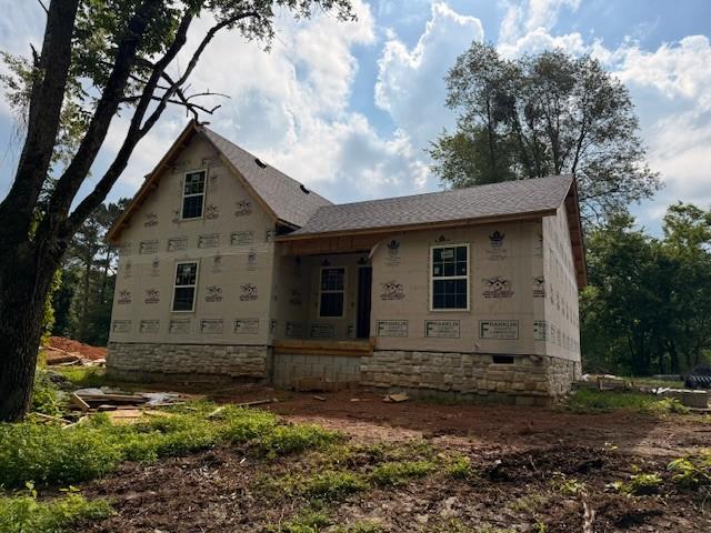 4214 Riley Creek Rd, Normandy, TN 37360 - property under construction featuring stone siding