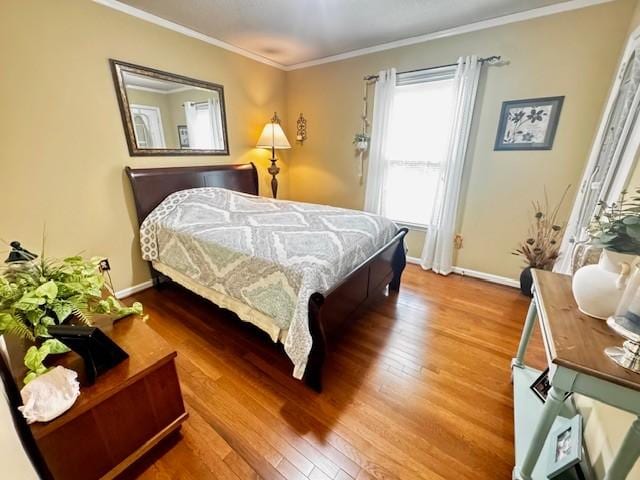 570 Gaines Cir, Estill Springs, TN 37330 - bedroom featuring wood finished floors and crown molding
