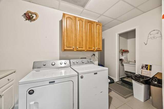 1134 Pee Dee Branch Rd, Cottontown, TN 37048 - laundry room with cabinet space and washer and dryer