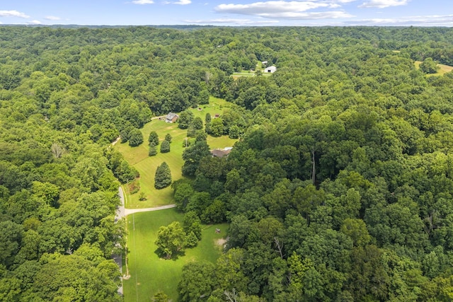 1134 Pee Dee Branch Rd, Cottontown, TN 37048 - aerial view of a heavily wooded area