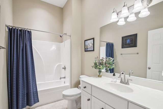 511 Derby Downs, Lebanon, TN 37087 - full bathroom featuring vanity, shower / tub combo with curtain, and tile patterned floors