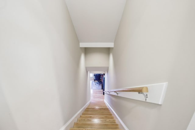 511 Derby Downs, Lebanon, TN 37087 - staircase with wood finished floors and baseboards