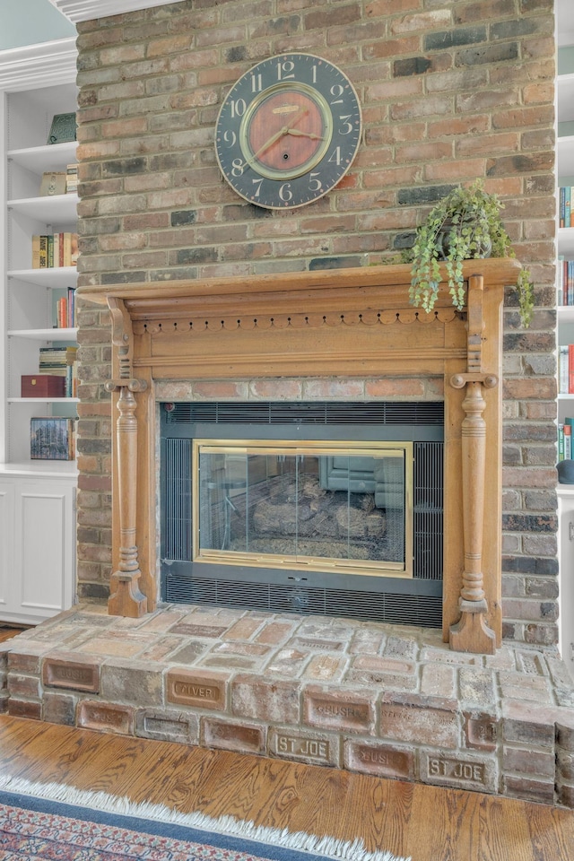 111 Hardingwoods Pl, Nashville, TN 37205 - detailed view of a glass covered fireplace