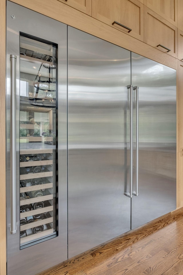 111 Hardingwoods Pl, Nashville, TN 37205 - detailed view of built in fridge