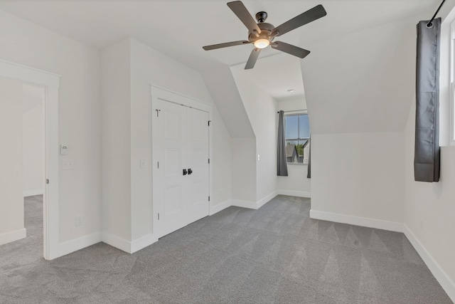 5735 Willoughby Way, Murfreesboro, TN 37129 - additional living space featuring carpet floors, ceiling fan, and lofted ceiling