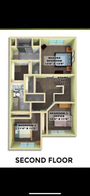 3319 Old Hickory Blvd Unit 17, Old Hickory, TN 37138 - view of room layout