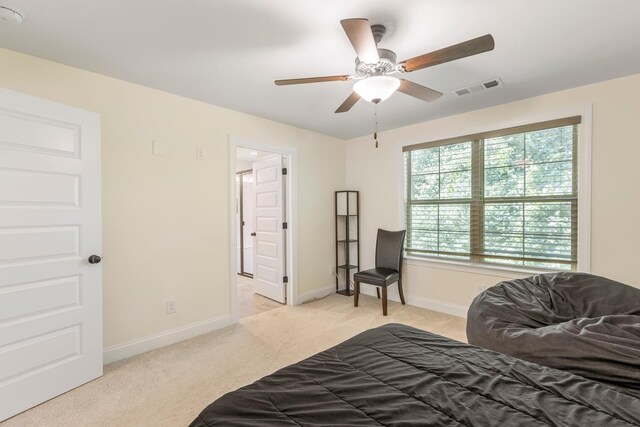 3319 Old Hickory Blvd Unit 17, Old Hickory, TN 37138 - bedroom with light colored carpet and a ceiling fan