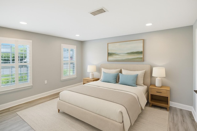 438 Siena Dr, Nashville, TN 37205 - bedroom featuring light wood finished floors and recessed lighting