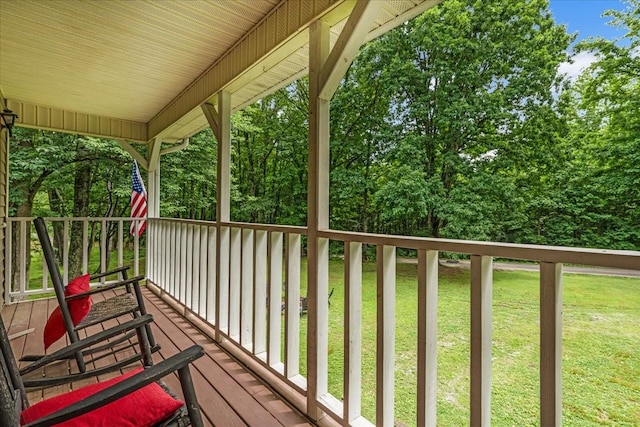 802 Evans Rd, Winchester, TN 37398 - porch featuring a yard