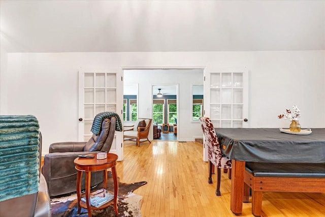 802 Evans Rd, Winchester, TN 37398 - dining room with light wood-style floors and ceiling fan