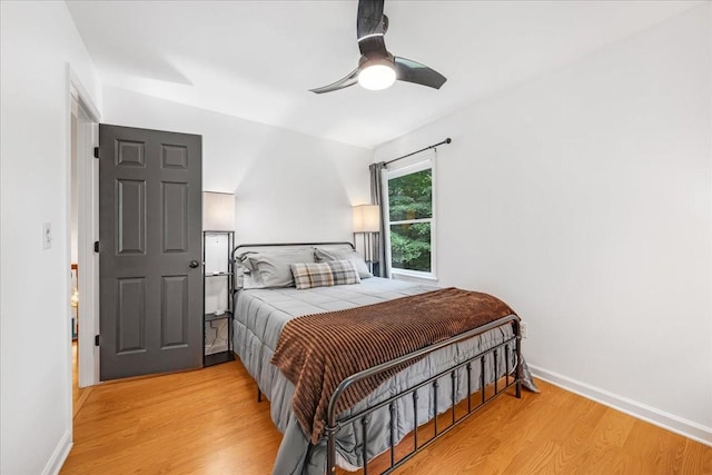 802 Evans Rd, Winchester, TN 37398 - bedroom featuring light wood-type flooring and a ceiling fan
