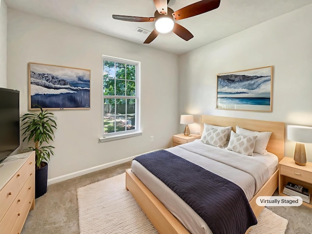 7203 Chester Rd, Fairview, TN 37062 - bedroom with carpet and a ceiling fan