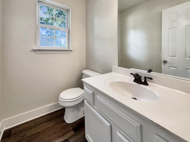 7203 Chester Rd, Fairview, TN 37062 - half bath with vanity and wood finished floors