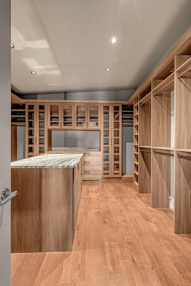 8005 Backwoods Dr, College Grove, TN 37046 - walk in closet with light wood finished floors
