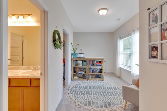 5 Oak Ridge Ct NE, Rome, GA 30165 - sitting room featuring light colored carpet and baseboards