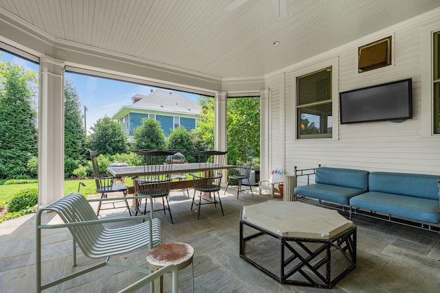 1504 Sweetbriar Ave, Nashville, TN 37212 - view of patio / terrace featuring outdoor lounge area