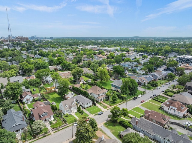 1504 Sweetbriar Ave, Nashville, TN 37212 - aerial view of property and surrounding area featuring nearby suburban area