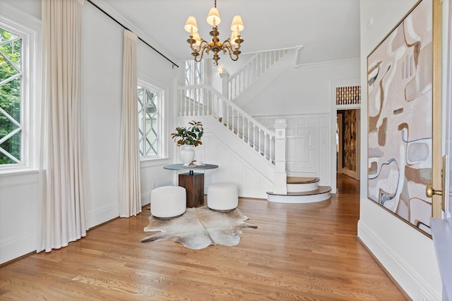 1504 Sweetbriar Ave, Nashville, TN 37212 - entrance foyer featuring stairway, healthy amount of natural light, and wood finished floors