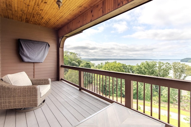 55B Oasis Ln, Savannah, TN 38372 - wooden terrace featuring a water view