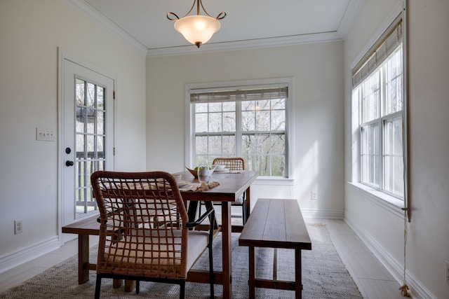 264 Firetower Rd, Dickson, TN 37055 - dining room with plenty of natural light and crown molding