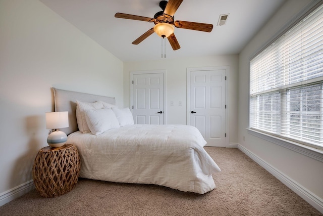 264 Firetower Rd, Dickson, TN 37055 - bedroom featuring light colored carpet and ceiling fan