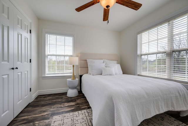 264 Firetower Rd, Dickson, TN 37055 - bedroom featuring wood finished floors and ceiling fan