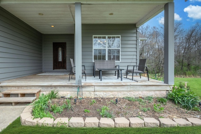 264 Firetower Rd, Dickson, TN 37055 - view of exterior entry featuring covered porch