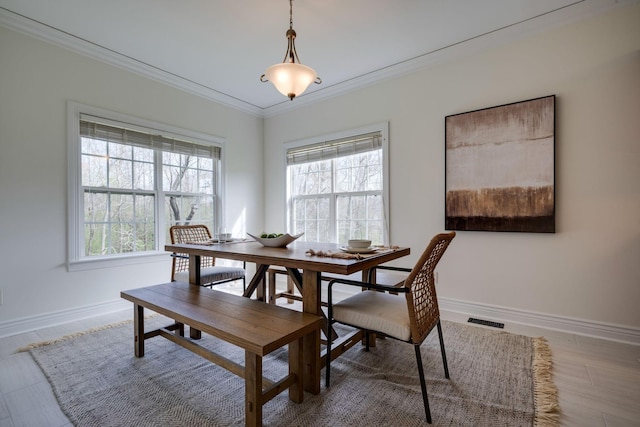 264 Firetower Rd, Dickson, TN 37055 - dining room with crown molding and baseboards