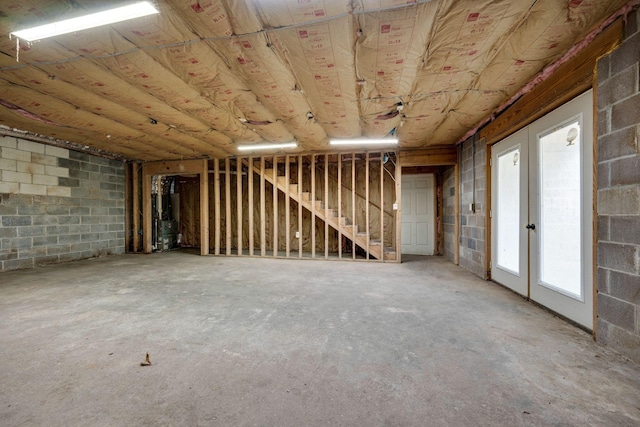 264 Firetower Rd, Dickson, TN 37055 - misc room featuring concrete flooring and concrete block wall