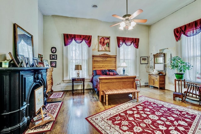 607 N 2nd St N, Clarksville, TN 37040 - bedroom with multiple windows and wood finished floors