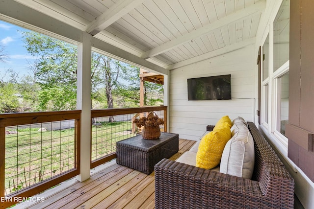 7539 W Old Highway 73, Townsend, TN 37882 - view of wooden terrace
